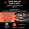 1' CORSO BARBECUE BBQ DINNER PARTY  - DOMENICA 27 SETTEMBRE ORE 11-14
