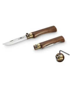 Coltello pieghevole Old Bear manico in noce – L