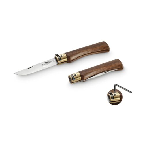 Coltello pieghevole Old Bear manico in noce - XL