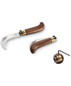 Coltello roncola pieghevole Old Bear manico in noce – S